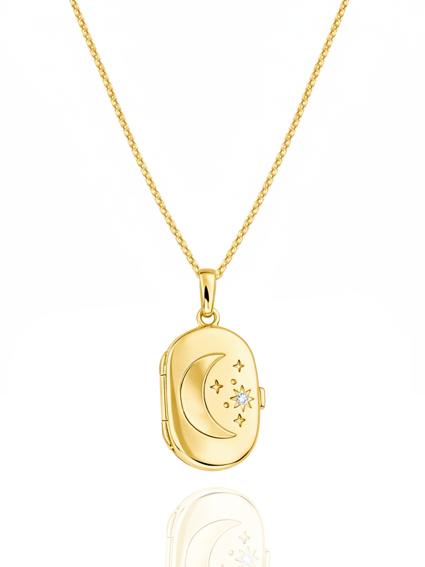 Collana Fotomedaglia Luna