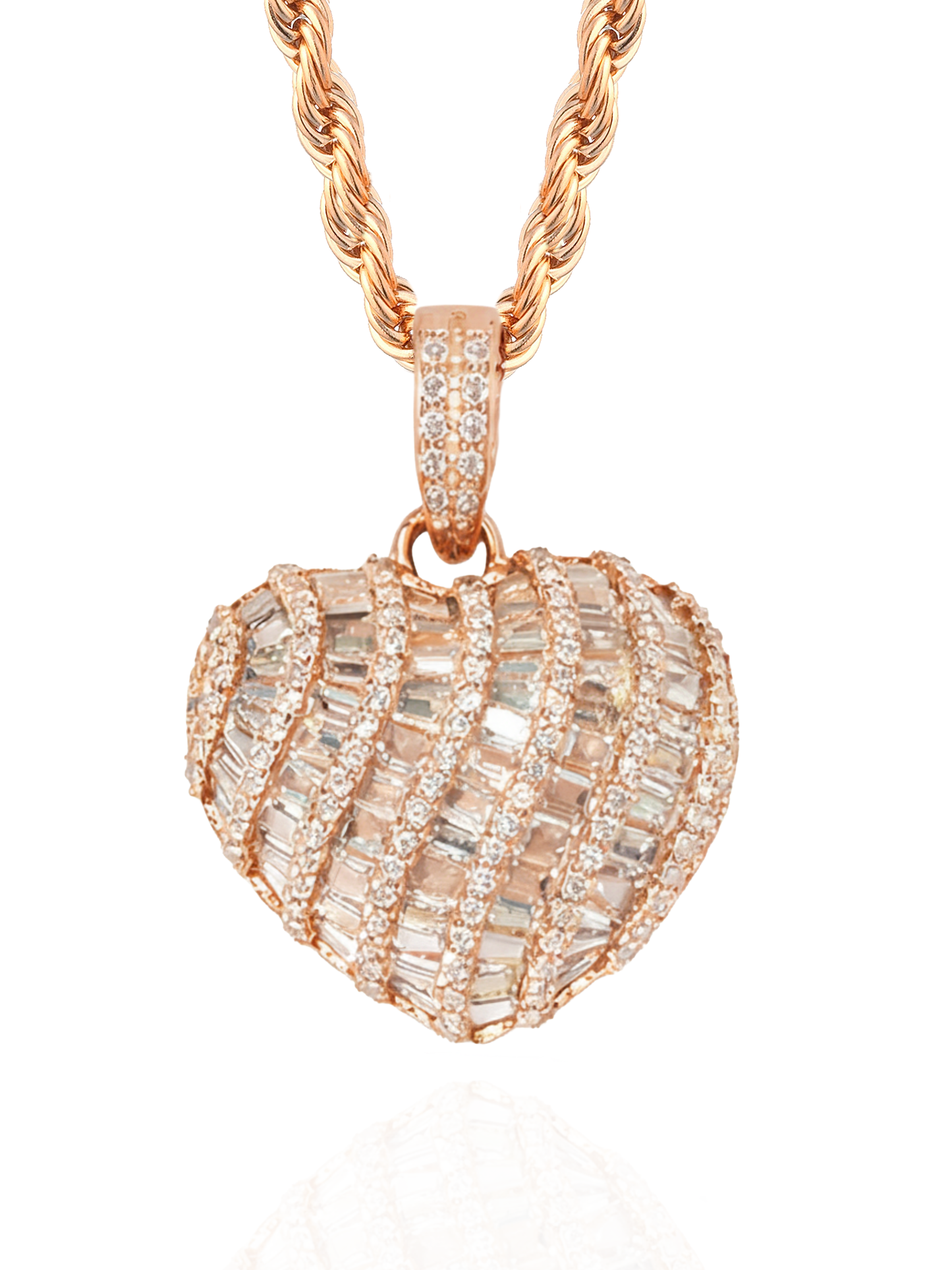Collana Heart Baguette