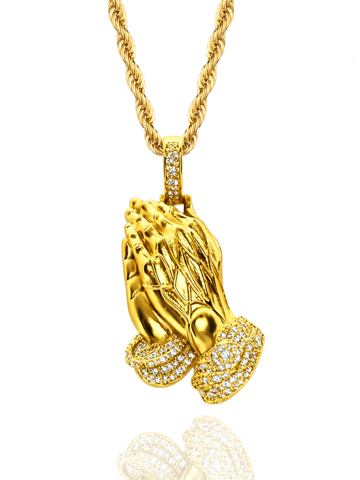Collana Praying Hands BIG