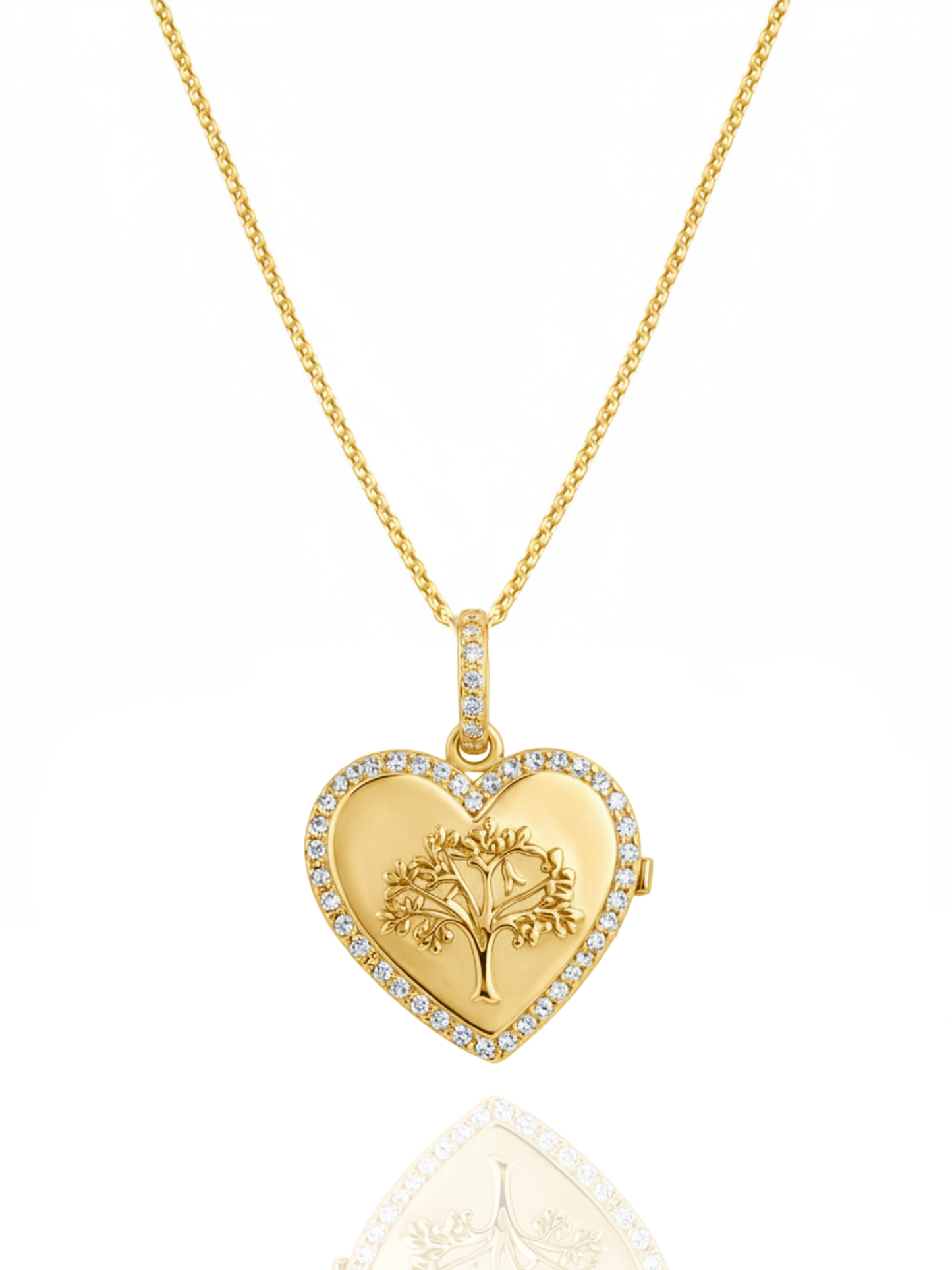 Collana Fotomedaglia Albero Della Vita