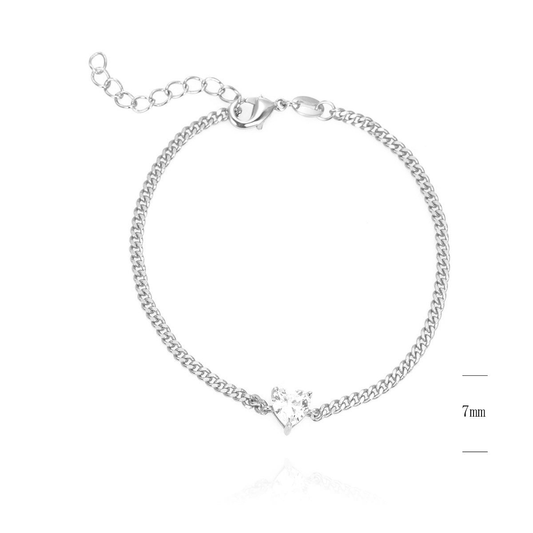 Bracciale HEART GRUMETTA BASIC