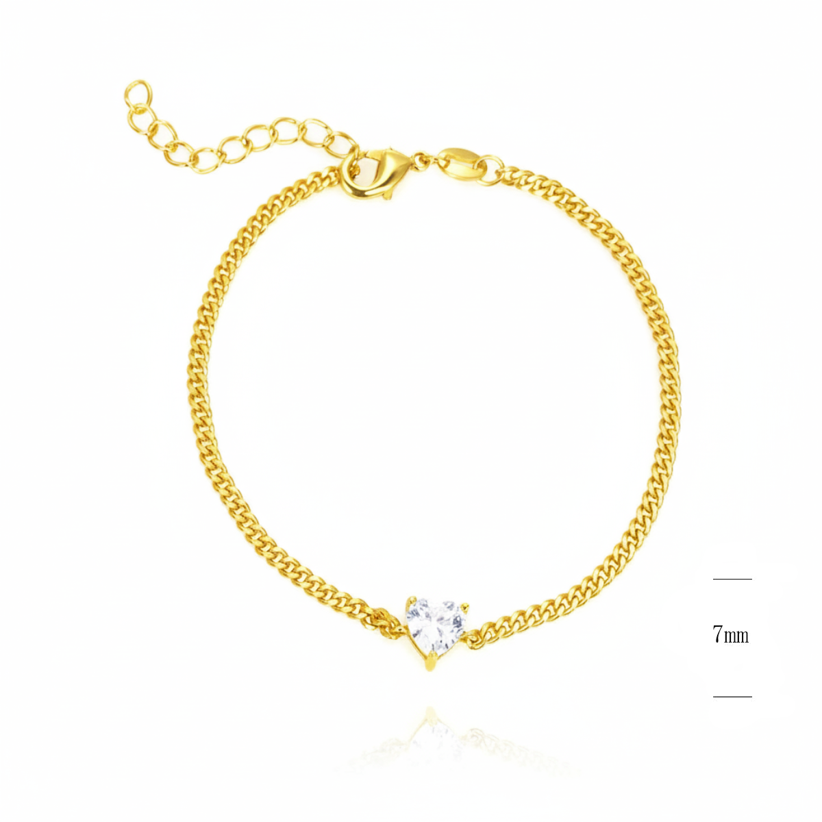 Bracciale HEART GRUMETTA BASIC