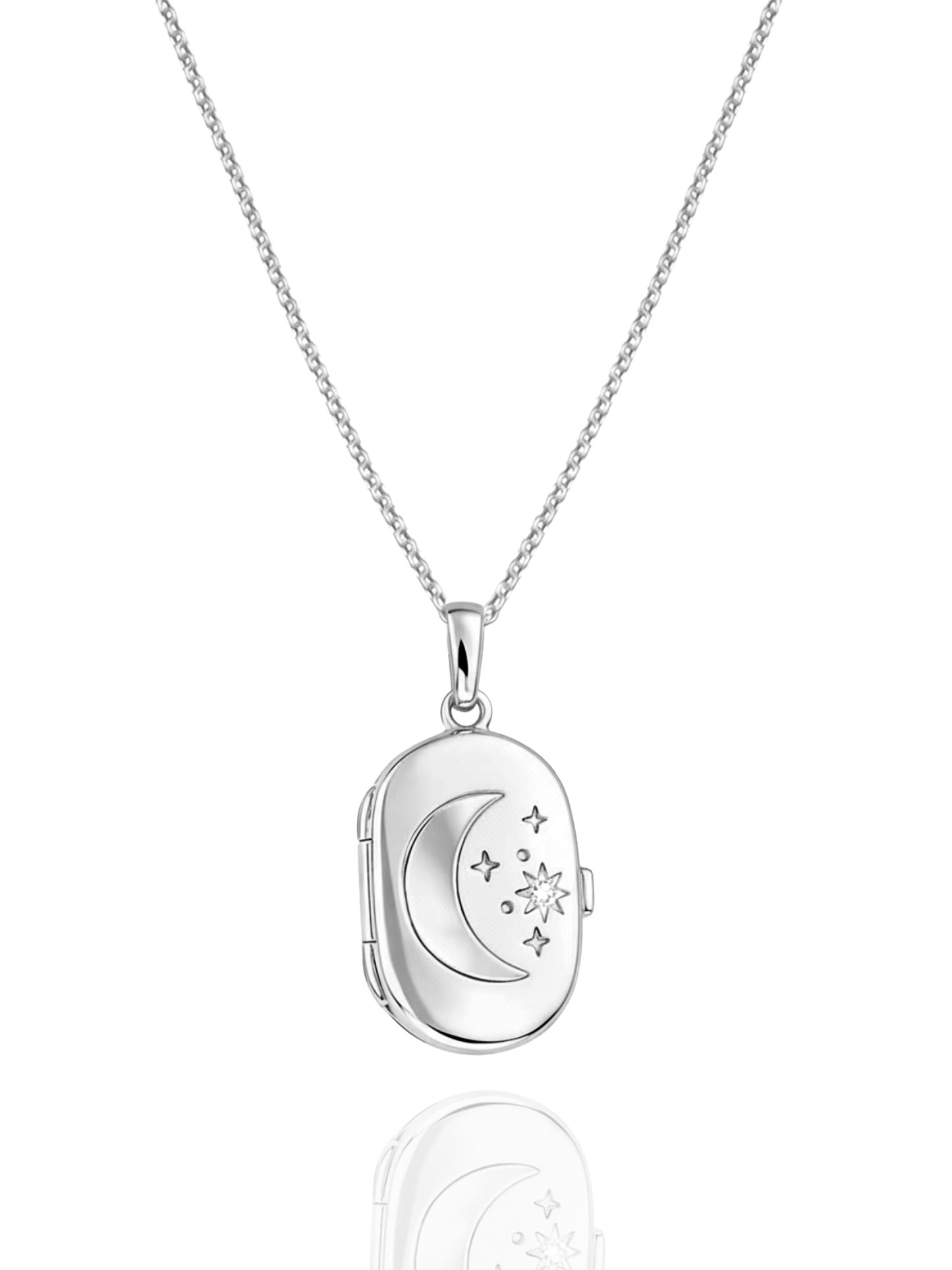 Collana Fotomedaglia Luna