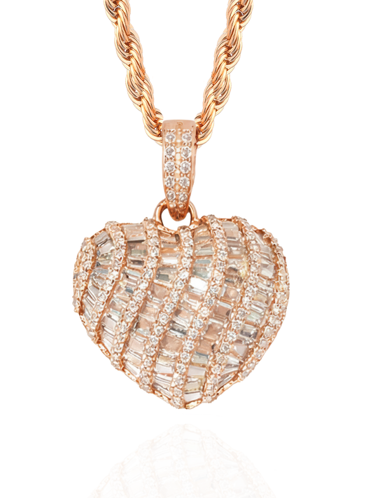Collana Heart Baguette