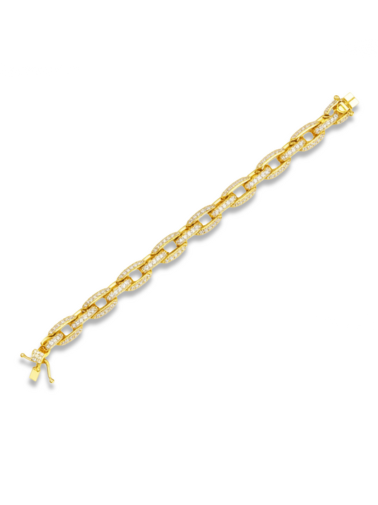 Bracciale SQUARE PAVE' CHAIN