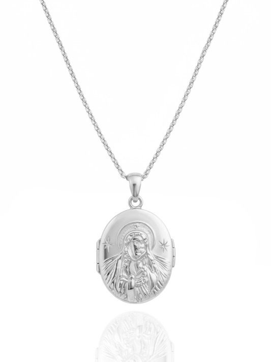 Collana Fotomedaglia Madonna Locket