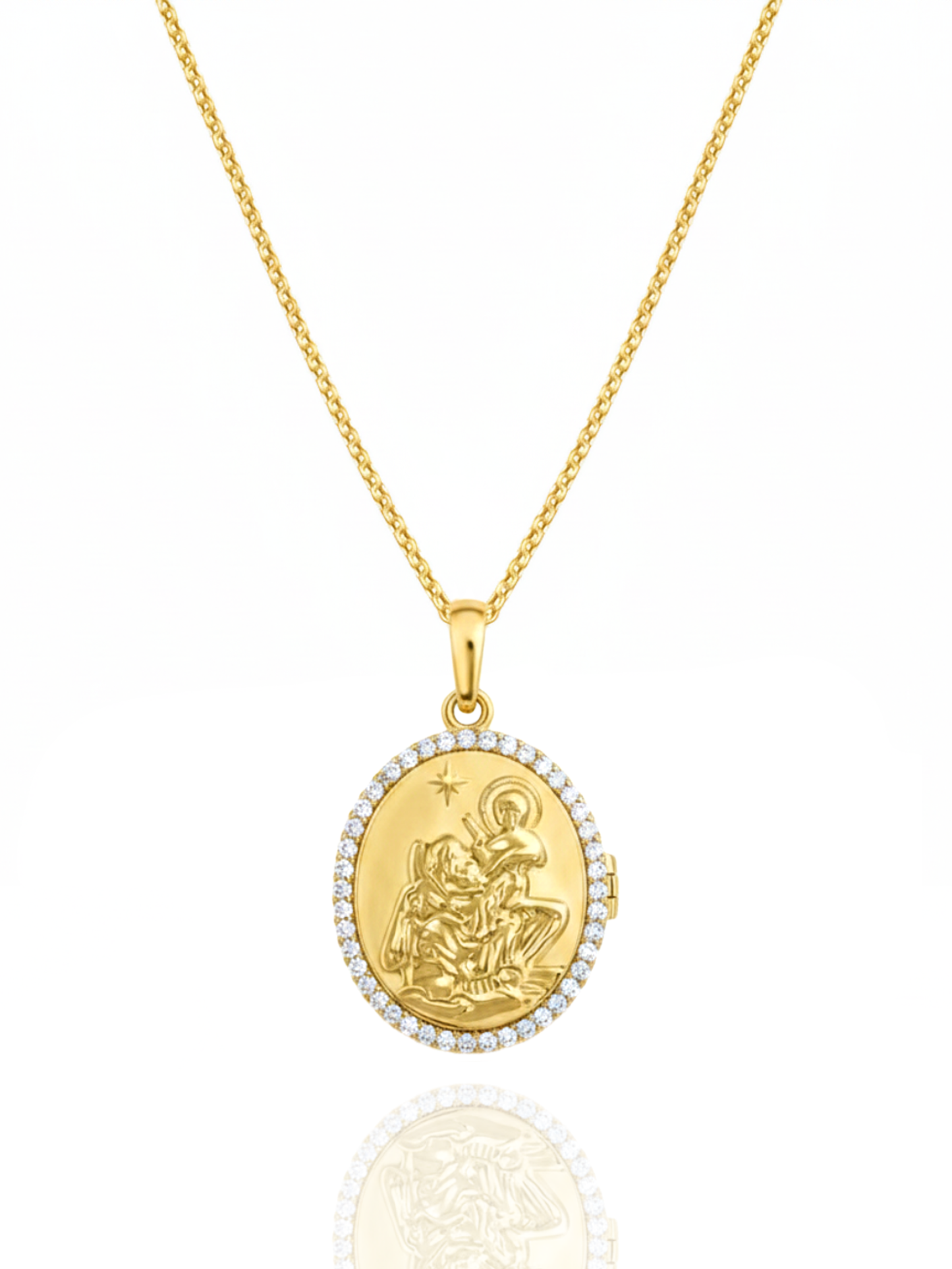 Collana Fotomedaglia Natività