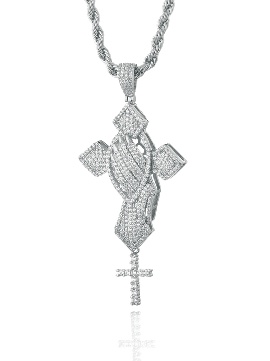 Collana DOUBLE CROSS