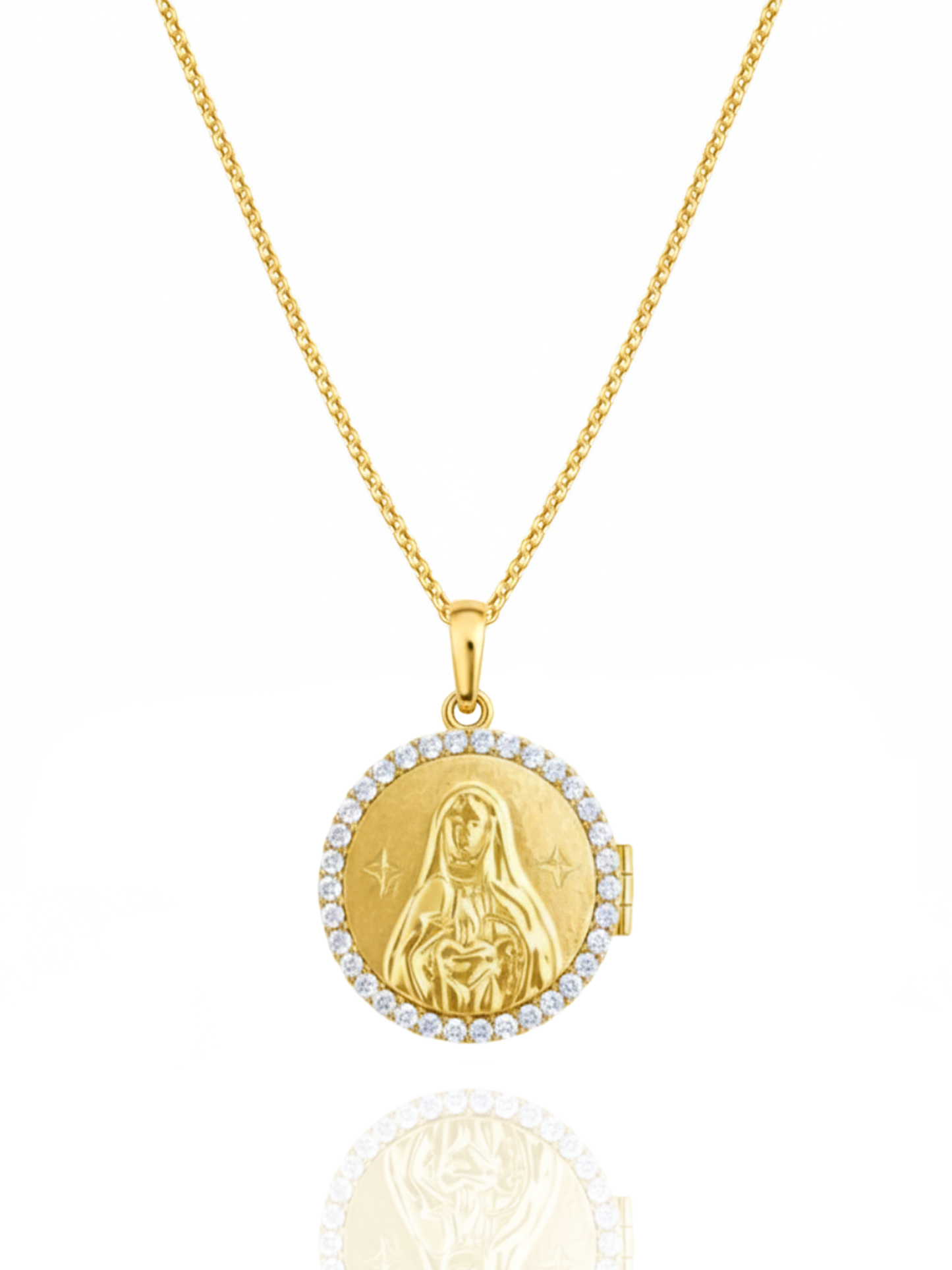 Collana Fotomedaglia Sacred Halo Madonnina
