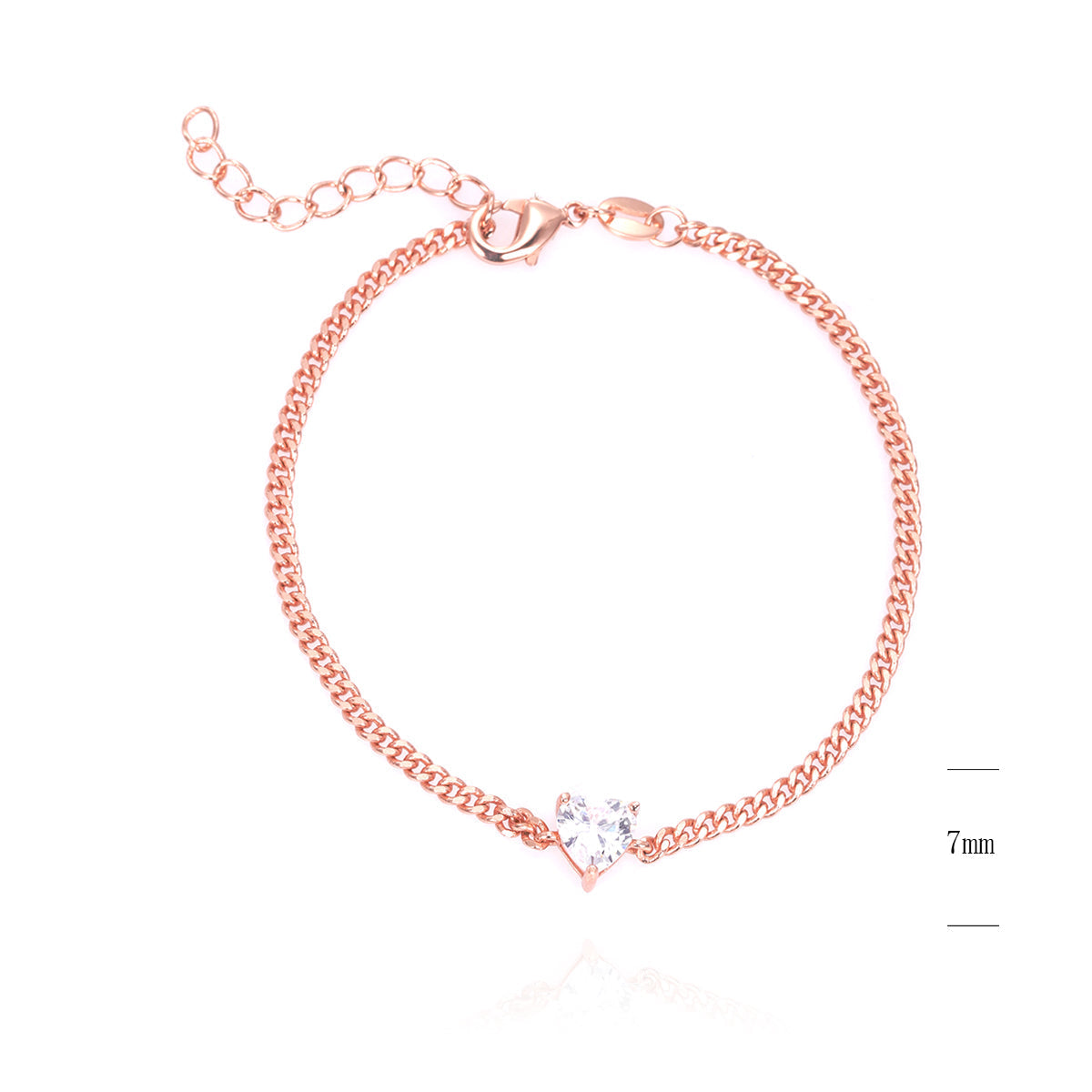 Bracciale HEART GRUMETTA BASIC